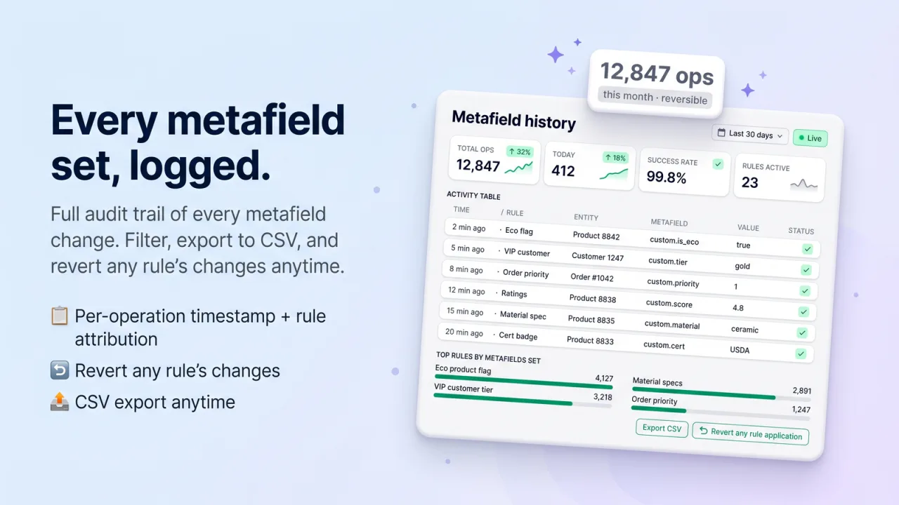Easy Metafields screenshot 7