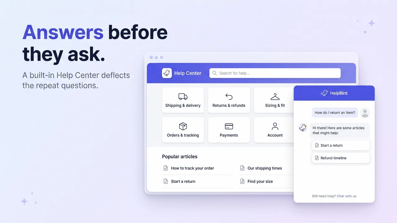 HelpBird: Live Chat & Inbox screenshot 3