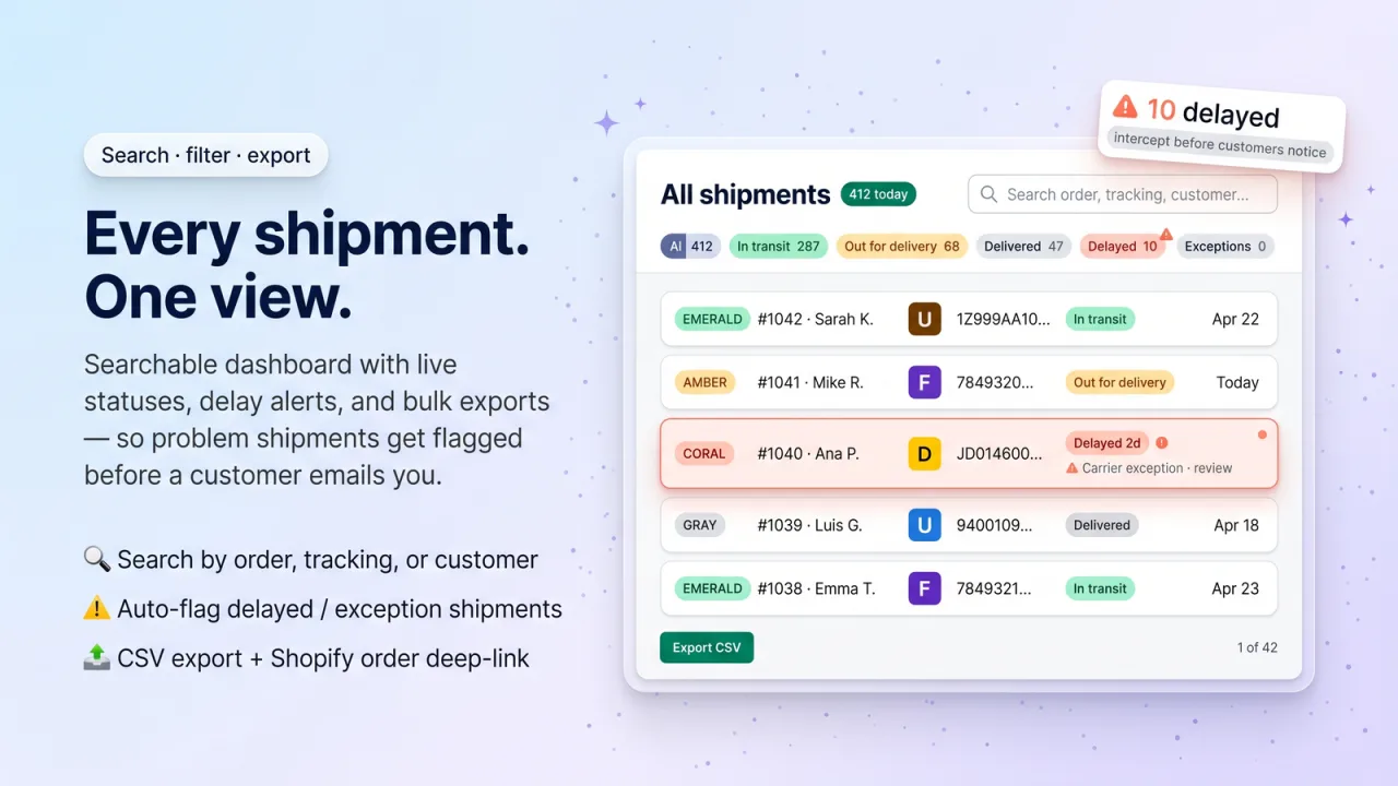 Shipping Tracker screenshot 5